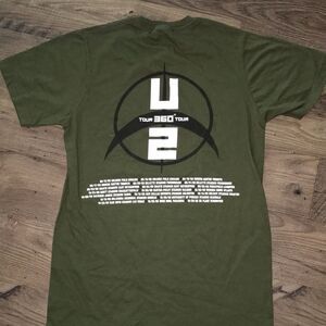 U2 360 North American 2009 Concert Tour t shirt S